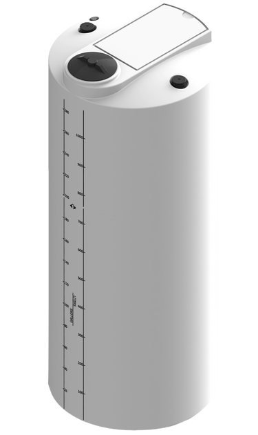 300 Gal ProChem® Process Chemical Tanks - LPE 1.9 - Natural - Dia 34